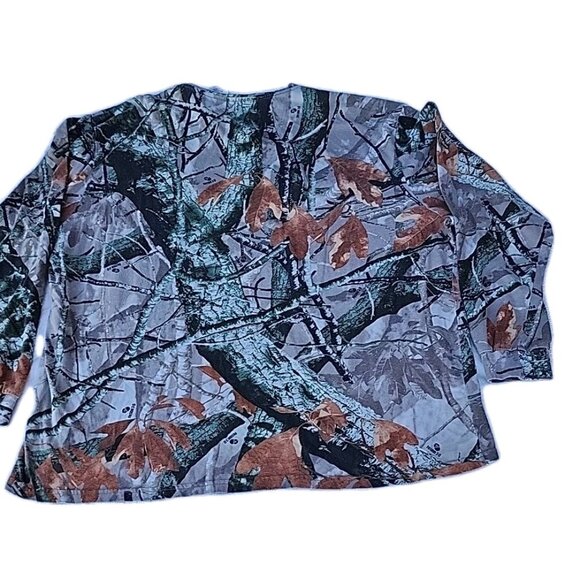 Outfitters Ridge Fusion 3D Camo Long Sleeve Hunting Camping T-Shirt Mens Sz 2XL - Picture 2 of 8